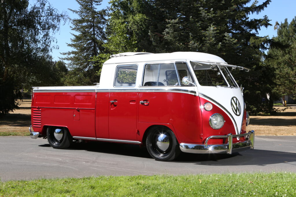 1965 double cab vw bus restoration silver lining auto restoration oregon