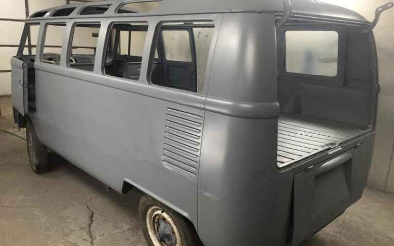 1966 Volkswagen 21 Window Micro Bus restoration p 3 u 1-4