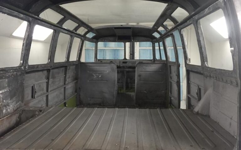 1966 Volkswagen 21 Window Micro Bus restoration p 3 u 1-6