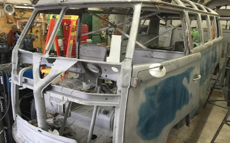 1966 Volkswagen 21 Window Micro Bus restoration p 3 u 1-7