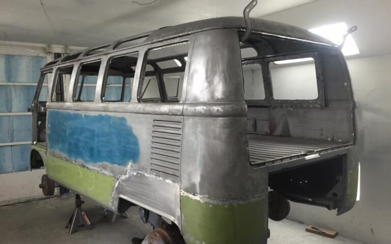 1966 Volkswagen 21 Window Micro Bus restoration p 3 u 1-9