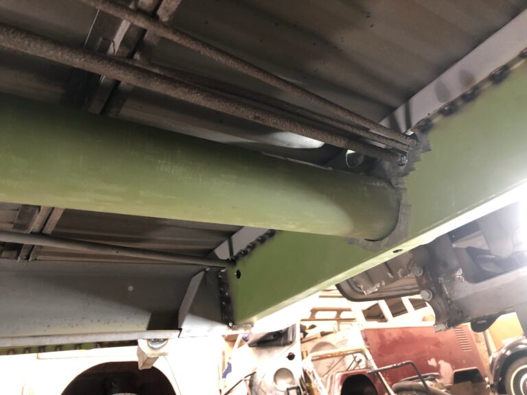 1954 23 window barndoor deluxe vw bus belly pan install silver lining auto restoration