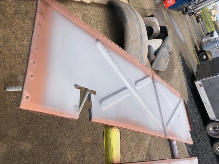 1954 23 window barndoor deluxe vw bus belly pan install silver lining auto restoration