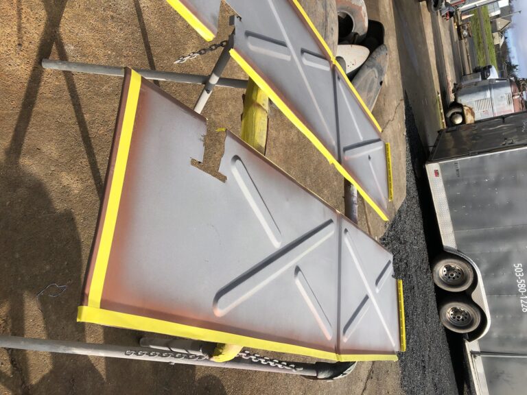 1954 23 window barndoor deluxe vw bus belly pan install silver lining auto restoration