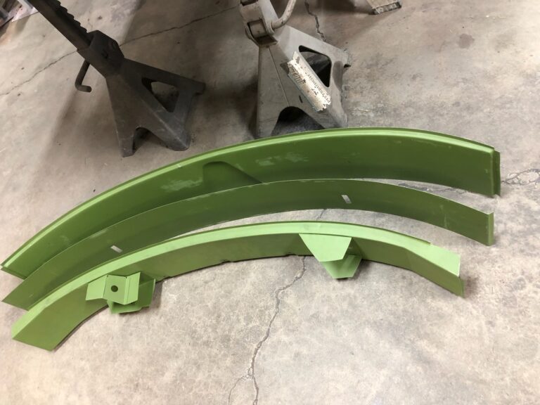 1954 23 window barndoor deluxe vw bus lower nose rust repair silver lining auto restoration