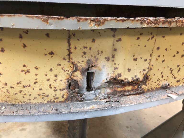 1954 23 window deluxe barndoor vw bus metal work starts silver lining auto restoration