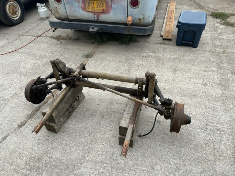 1954 barndoor vw bus tear down silver lining auto restoration oregon