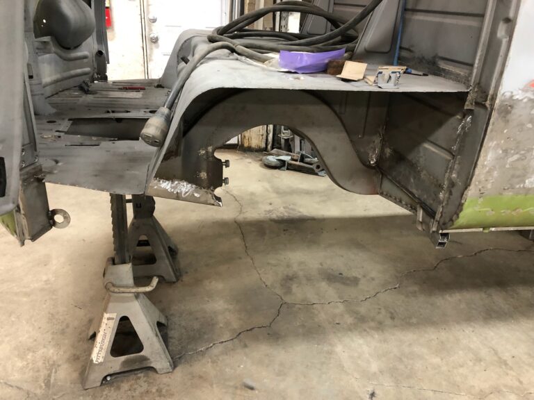 1954 23 window barndoor deluxe vw bus dog leg replacement silver lining auto restoration