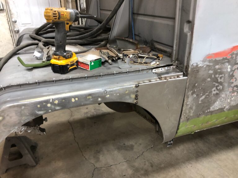 1954 23 window barndoor deluxe vw bus dog leg replacement silver lining auto restoration