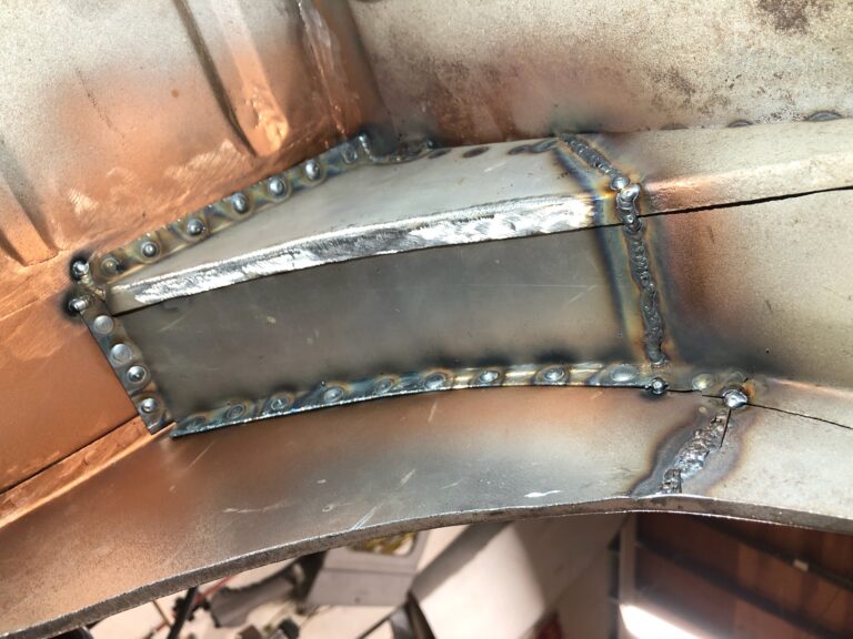 1954 23 window barndoor deluxe vw bus dog leg replacement silver lining auto restoration