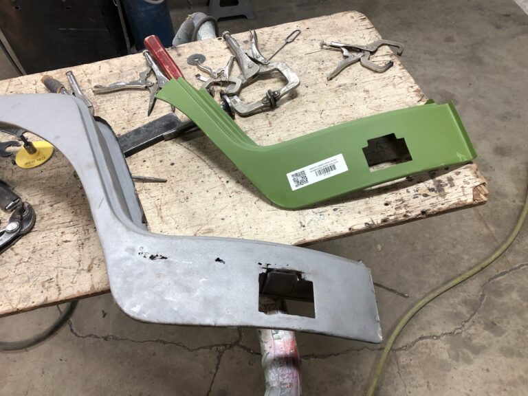 1954 23 window barndoor deluxe vw bus dog leg replacement silver lining auto restoration