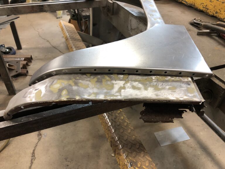 1954 23 window barndoor deluxe vw bus dog leg replacement silver lining auto restoration