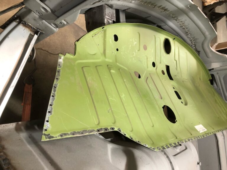 1962 15 window deluxe bus restoration nose replacement and metal work silver lining auto restoration