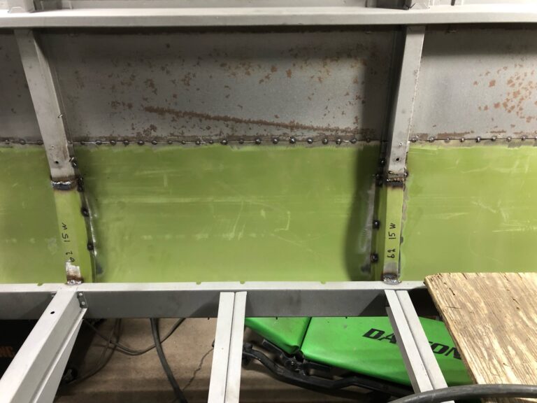1962 15 window vw deluxe bus main floor replacement and continued metal work silver lining auto restoration