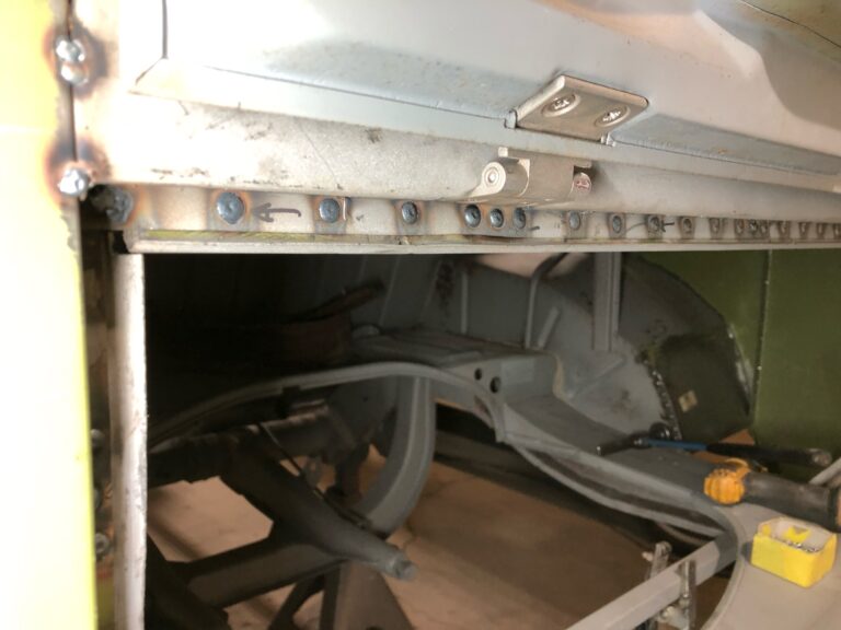 1962 15 window vw deluxe bus main floor replacement and continued metal work silver lining auto restoration