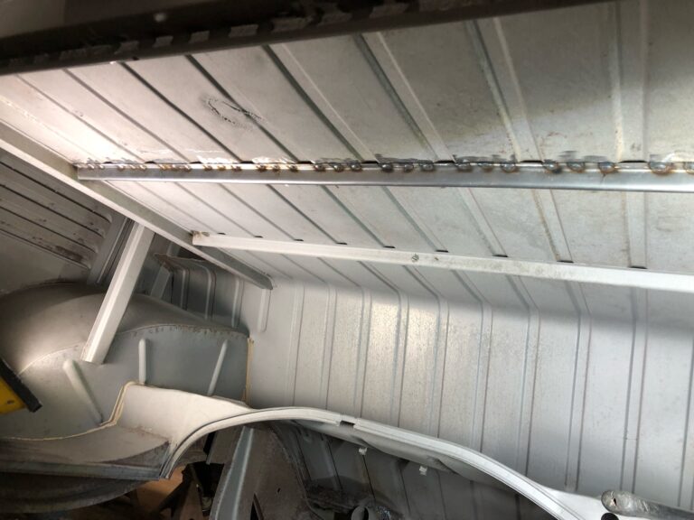 1962 15 window vw deluxe bus inner panel replacement and continued metal work silver lining auto restoration