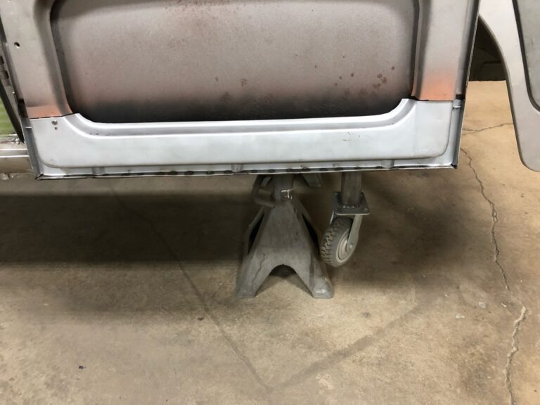 1962 15 window vw deluxe bus inner panel replacement and continued metal work silver lining auto restoration