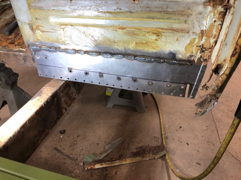 1962 vw bus 15 window deluxe restoration metal work starts silver lining auto restoration