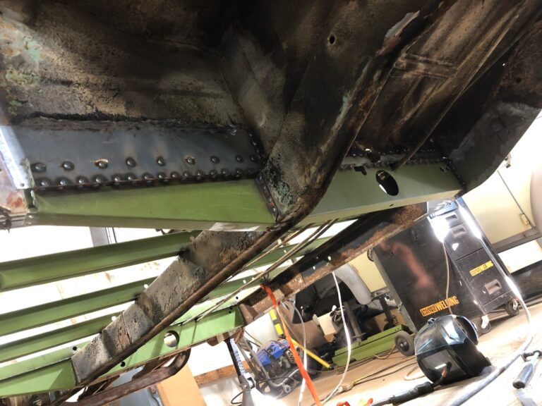 1962 vw bus 15 window deluxe restoration metal work starts silver lining auto restoration