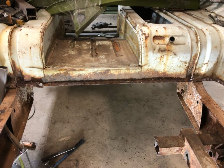 1962 15 window vw deluxe bus metal work continues silver lining auto restoration oregon