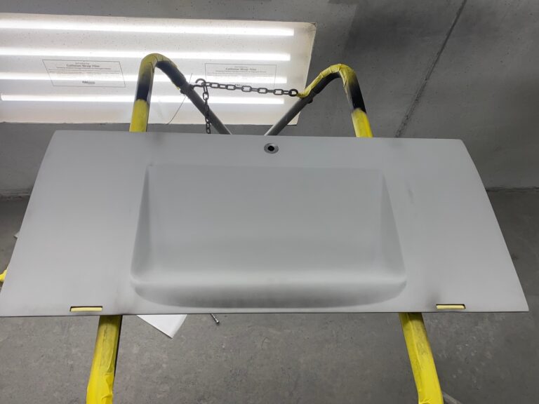 1962 15 window deluxe vw bus components in paint silver lining auto restoration