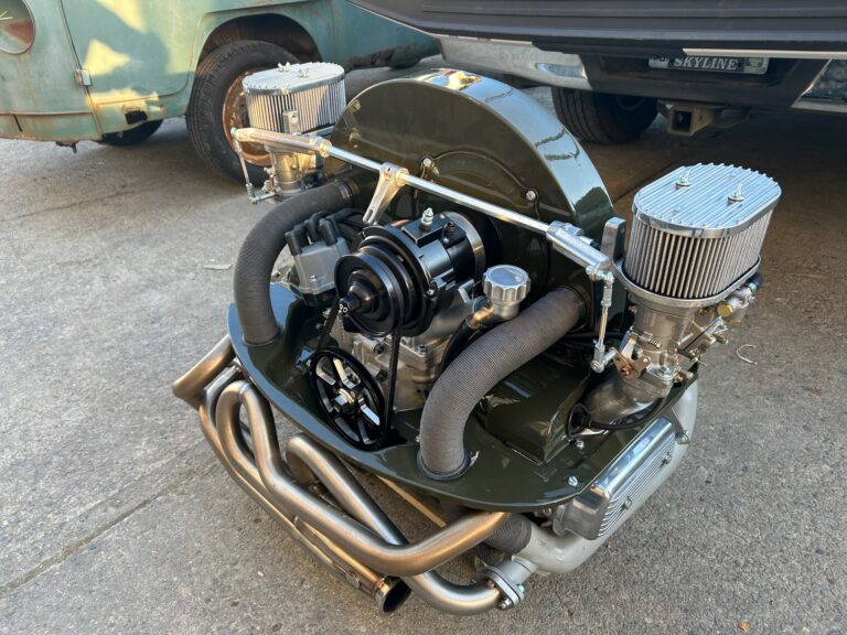 1962 15 window deluxe vw bus engine install silver lining auto restoration