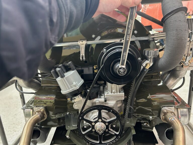 1962 15 window deluxe vw bus engine install silver lining auto restoration