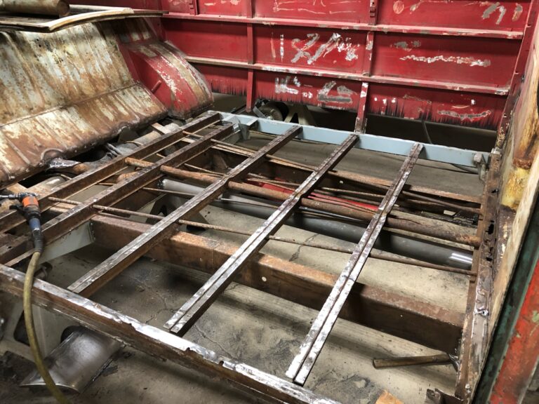 1963 23 window deluxe vw bus sheet metal removal silver lining auto restoration