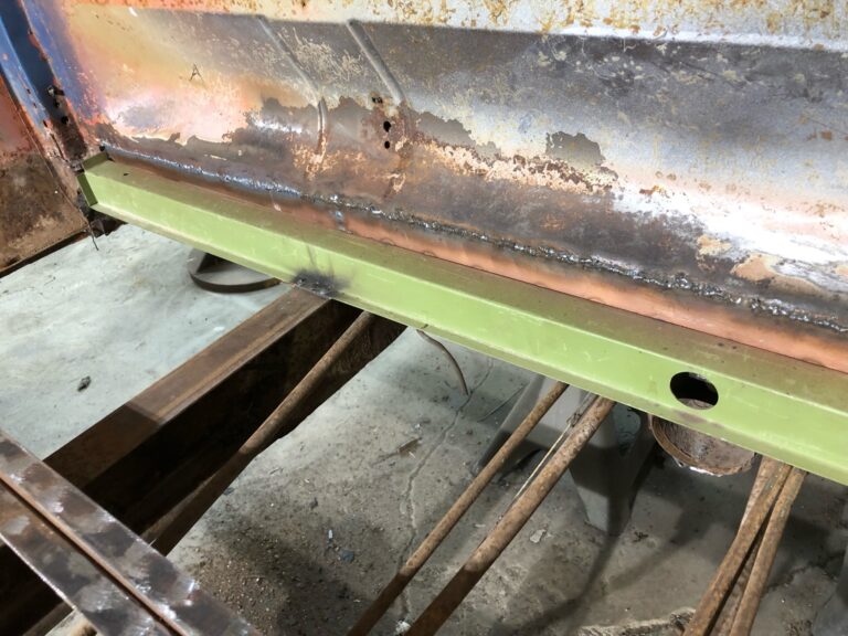 1960 15 window deluxe vw bus rust repair and metal work continues silver lining auto restoration