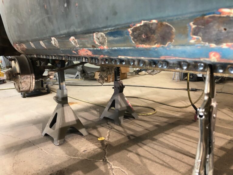 1960 15 window deluxe vw bus rust repair and metal work continues silver lining auto restoration