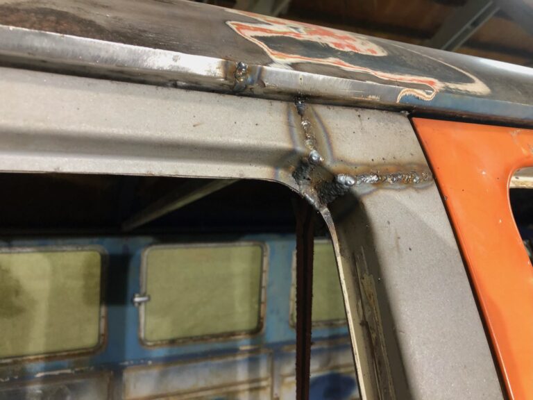 1960 15 window deluxe vw bus rust repair and metal work continues silver lining auto restoration
