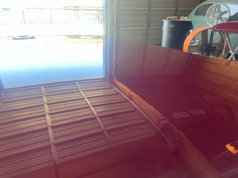 1966 VW Bus Microbus components paint cut and buff silver lining auto restoration oregon