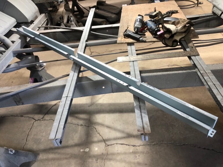 1959 sub hatch Westy camper bus rust repair starts silver lining auto restoration