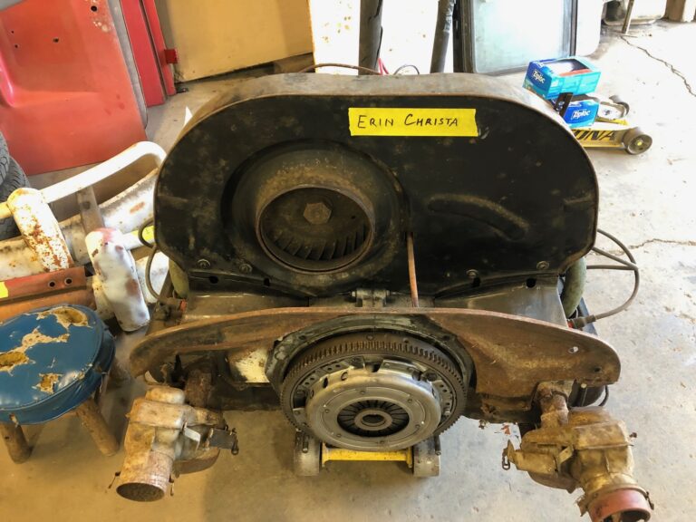 1959 sub hatch Westy camper bus tear down silver lining auto restoration