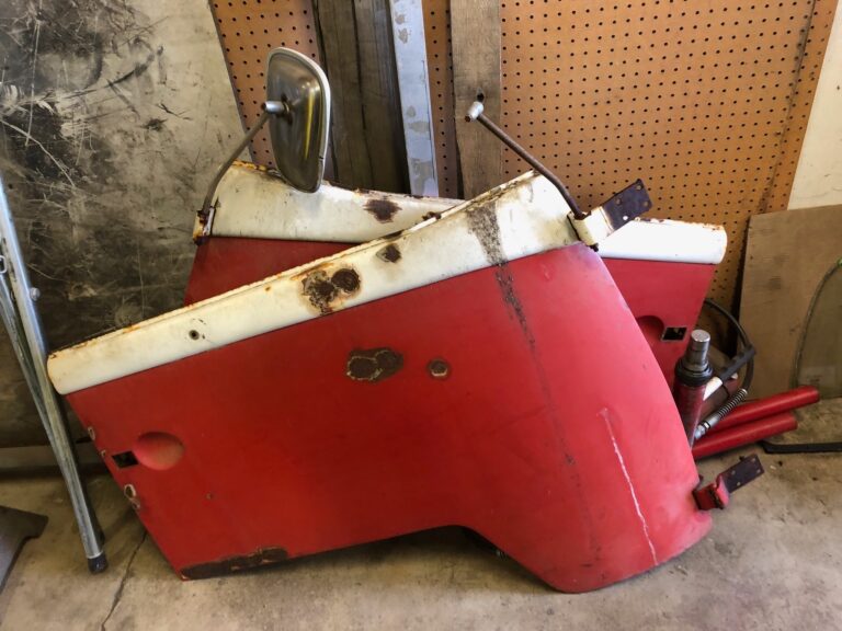 1959 sub hatch Westy camper bus tear down silver lining auto restoration