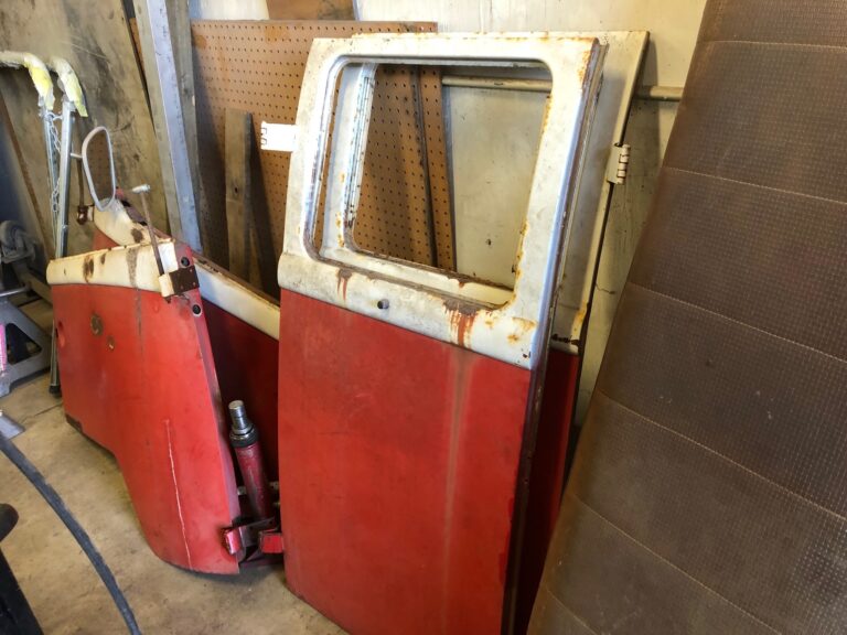 1959 sub hatch Westy camper bus tear down silver lining auto restoration