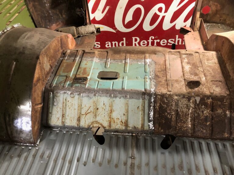 1960 15 window deluxe vw bus main floor replacement silver lining auto restoration