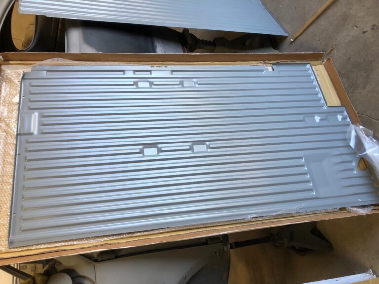 1960 15 window deluxe vw bus main floor replacement silver lining auto restoration