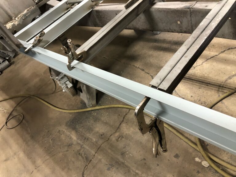 1963 23 window deluxe vw bus sub frame and metal repair silver lining auto restoration