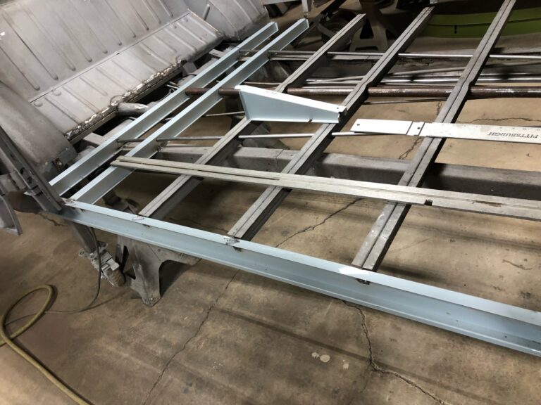 1963 23 window deluxe vw bus sub frame and metal repair silver lining auto restoration