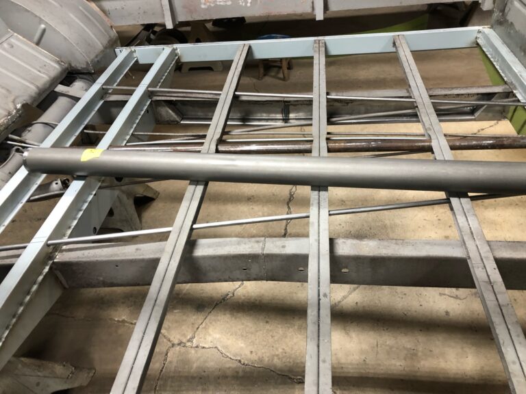 1963 23 window deluxe vw bus sub frame and metal repair silver lining auto restoration