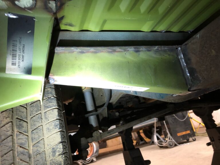 so-42 vw camper bus restoration misc rust repair and prep for media blast silver lining auto restoration