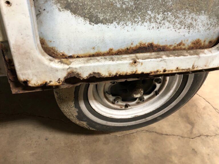 so-42 vw camper bus restoration cargo door rust repair silver lining auto restoration