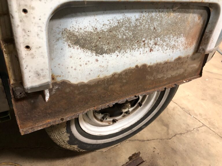 so-42 vw camper bus restoration cargo door rust repair silver lining auto restoration