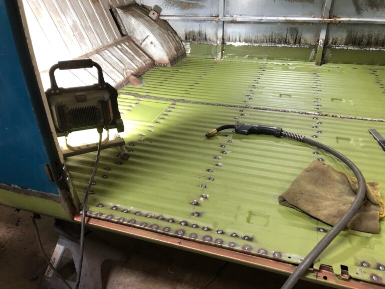 so-42 vw camper bus restoration main floor replacement silver lining auto restoration