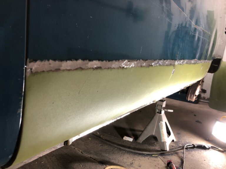 so42 vw camper bus restoration rust repair begins silver lining auto restoration