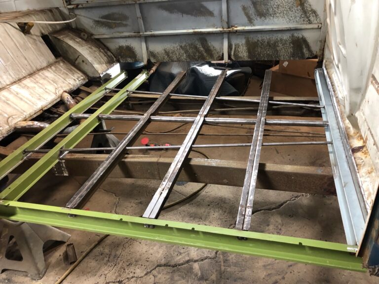 so42 vw camper bus restoration rust repair begins silver lining auto restoration