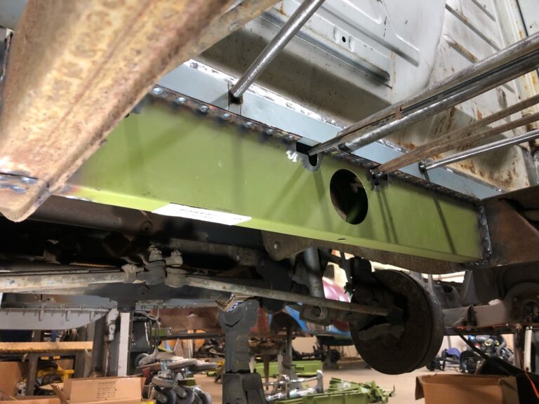 so42 vw camper bus restoration rust repair begins silver lining auto restoration