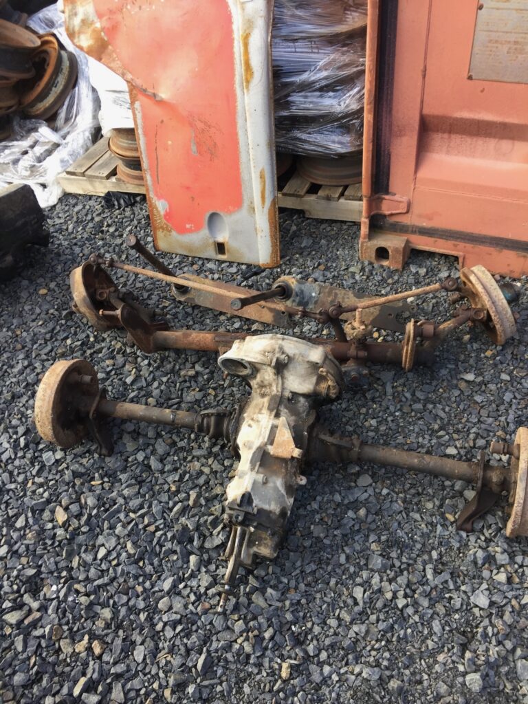 1955 std oval window beetle chassis pan tear down silver lining auto restoration