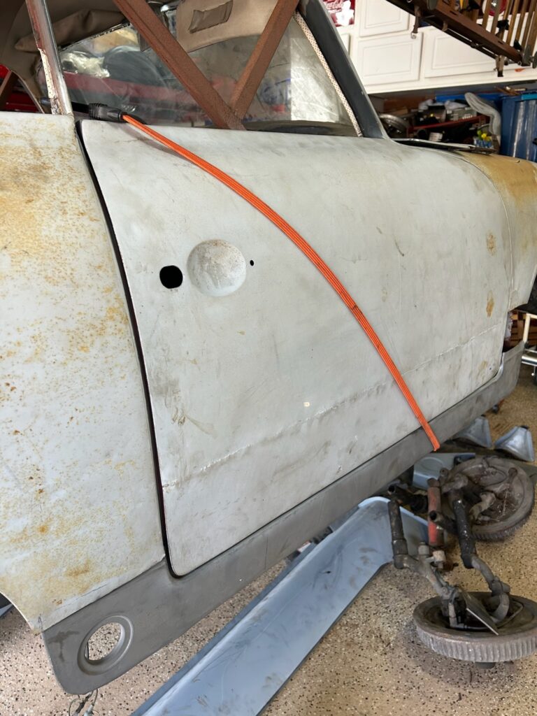 1963 porsche 356 arrival at the shop silver lining auto restoration